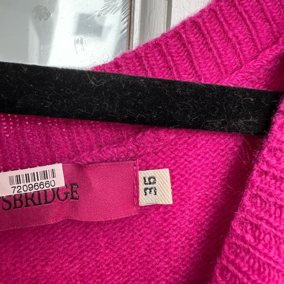 McGinn Knightsbridge Angora Wool Pink Fuchsia V-Neck Sweater Dress Size 36 US S - Picture 11 of 11